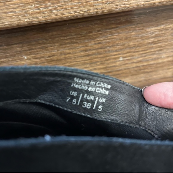 Aldo Black Suede Lace-up Ankle Booties. Women’s‎ size US 7.5 /EU 8 - Picture 4 of 10